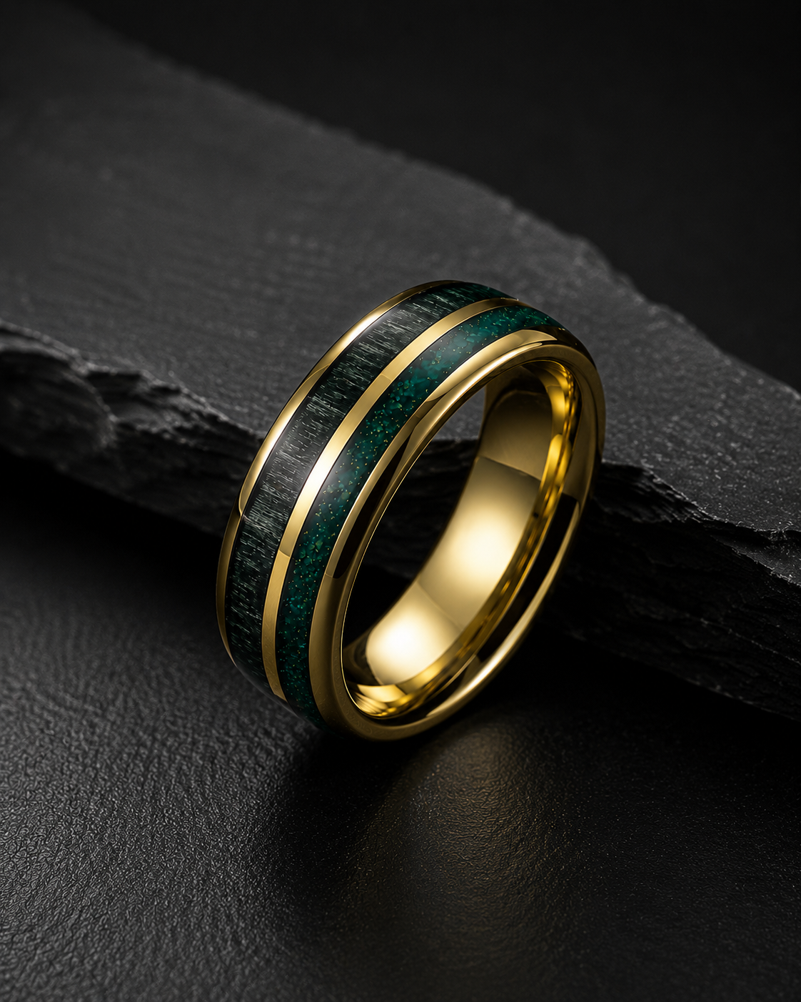 Verdant — Green Opal & Gold Ring
