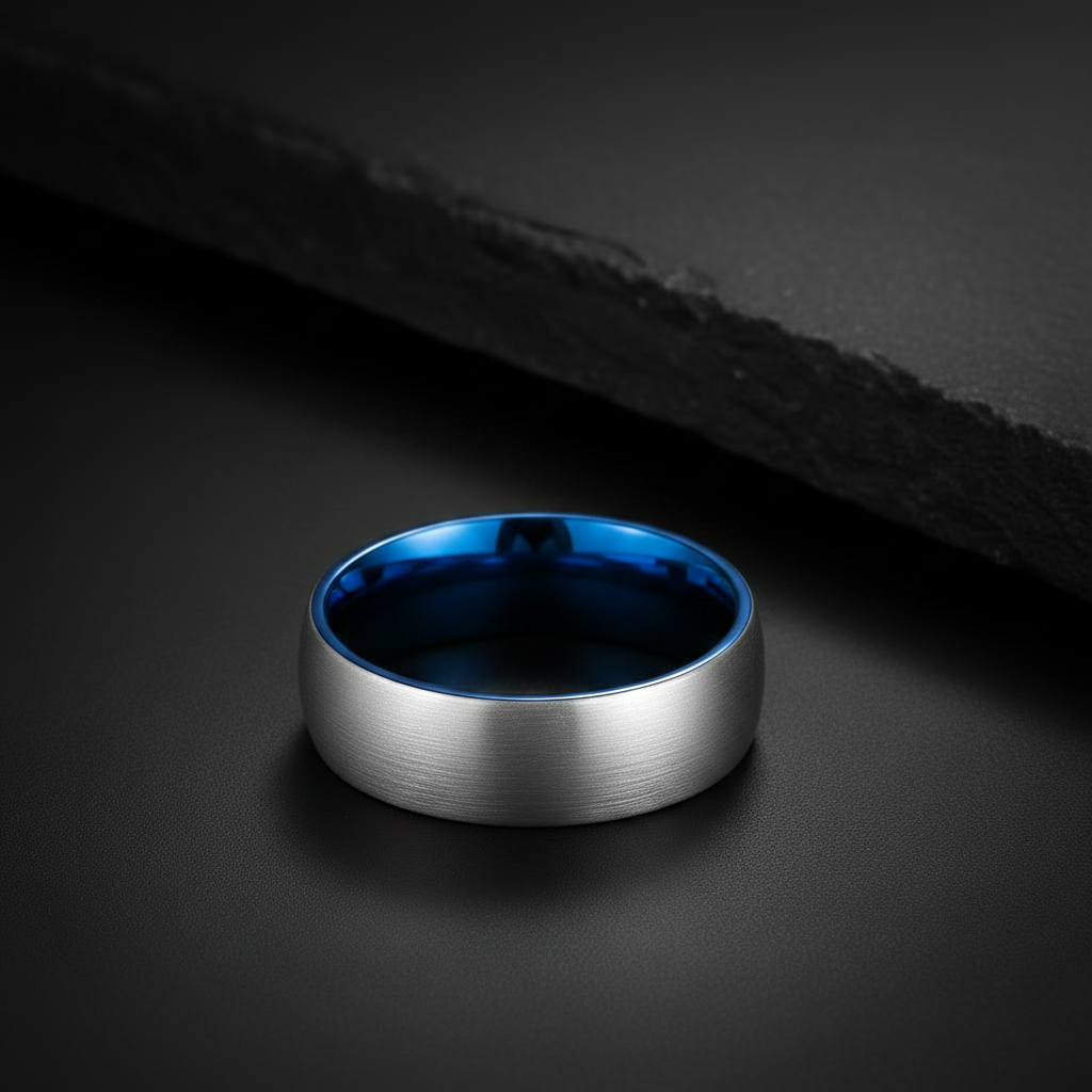 6mm Titanium Blue - Side Profile