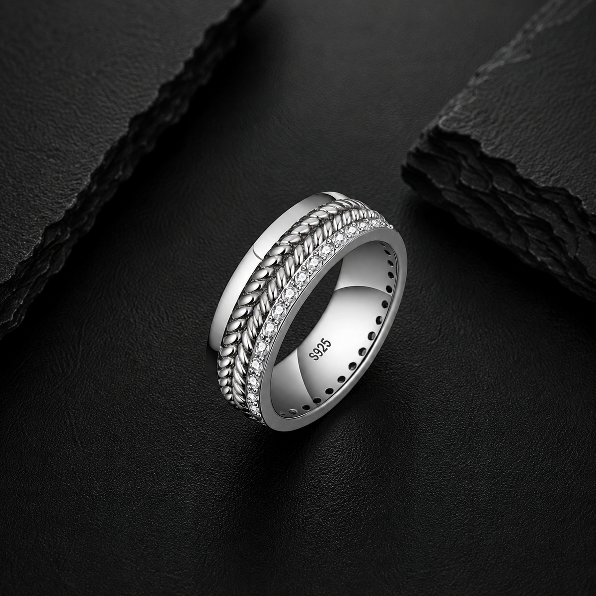 Arden - Pave Leaf S925