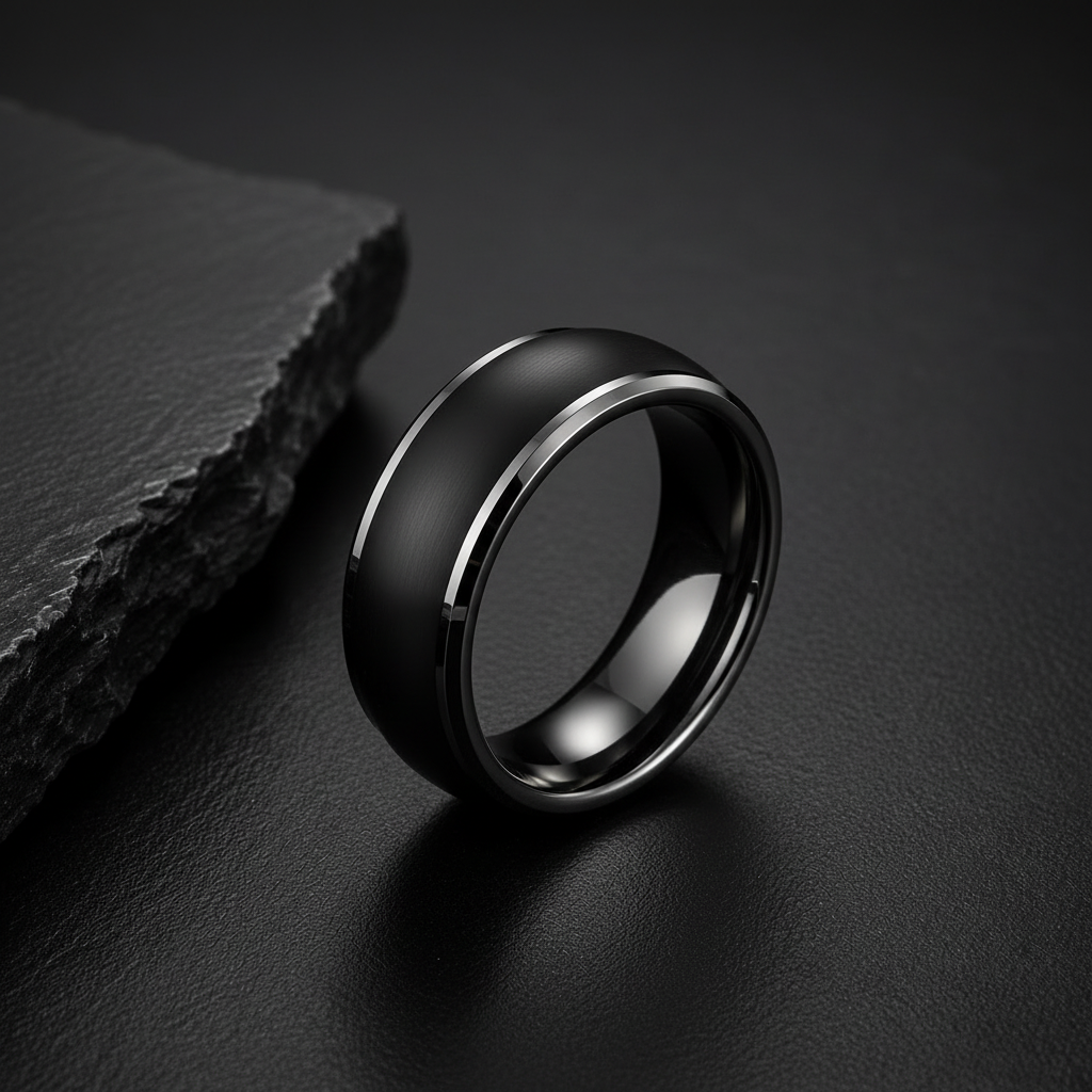 VILANI Black Dome Silver Trim — Right