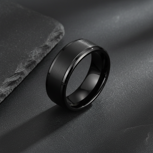 VILANI Black Flat Matte Polished Edge — Hero