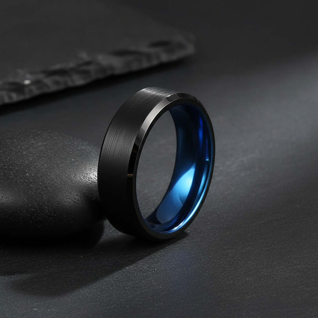 VILANI Blue Inner Ring — Leaning