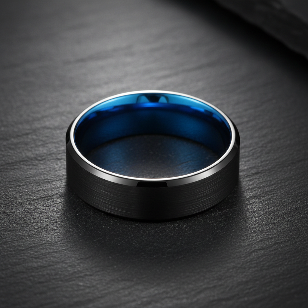 VILANI Blue Inner Ring — Overhead