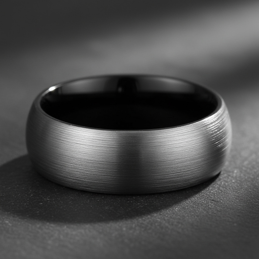 VILANI Brushed Silver Dome — Macro