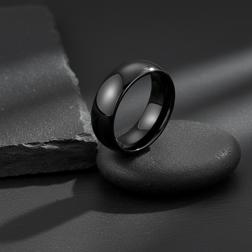 VILANI Gloss Black Dome — Leaning
