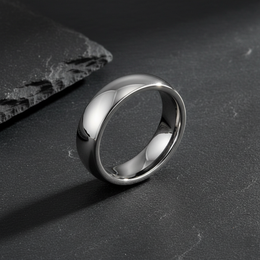 VILANI Gloss Silver Dome — Flat