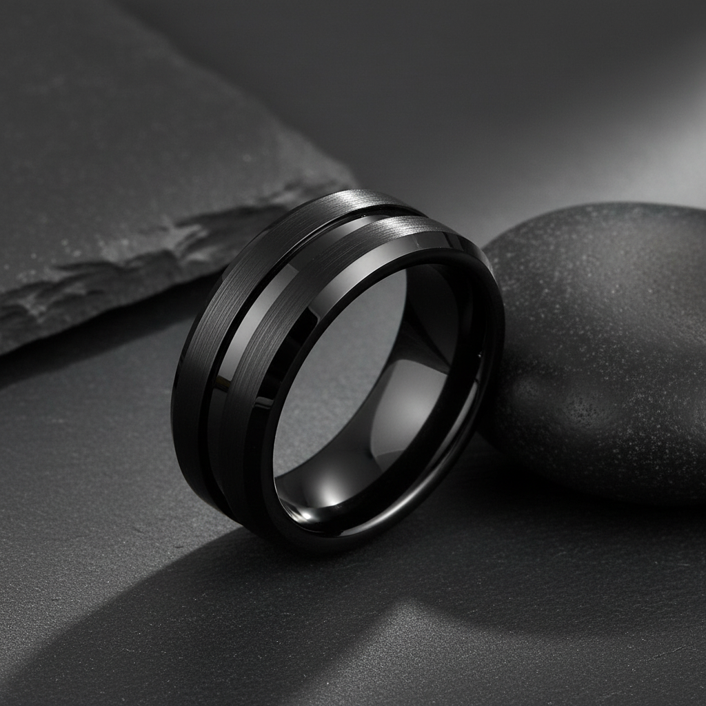 VILANI Groove Ring — Leaning