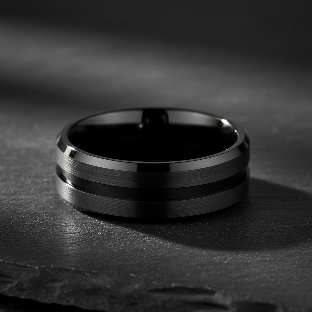 VILANI Groove Ring — Macro