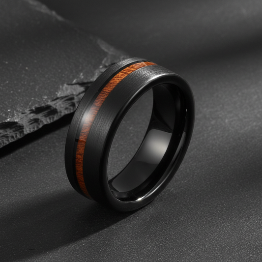 VILANI Koa Wood Ring — Hero