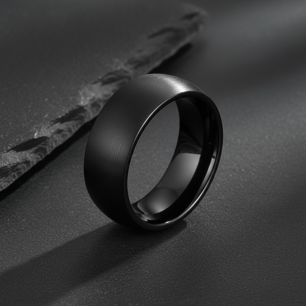 VILANI Matte Black Titanium Dome — Flat