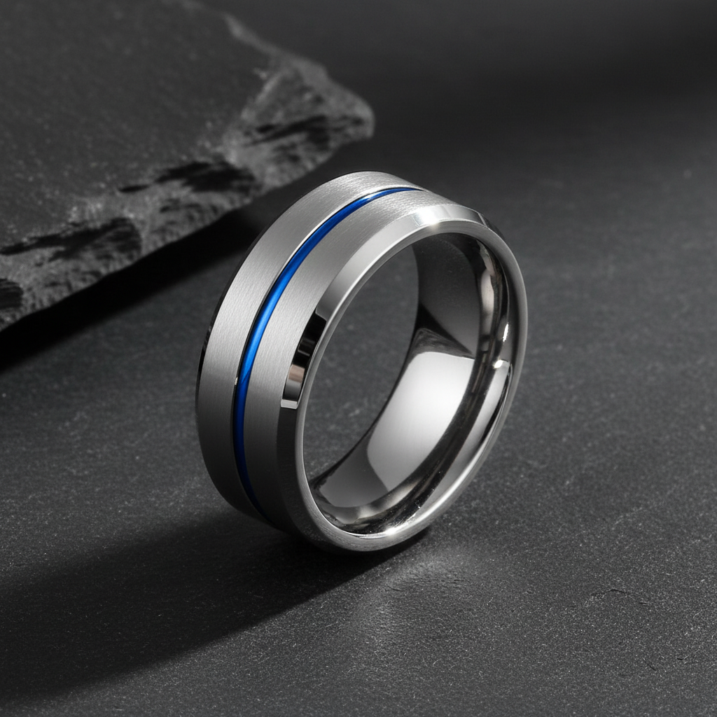 VILANI Silver Blue Groove — Hero
